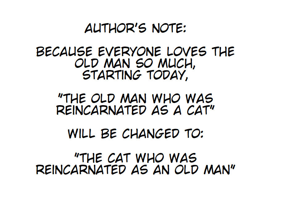 The Old Man Who Was Reincarnated As A Cat chapter 55.5 - page 1