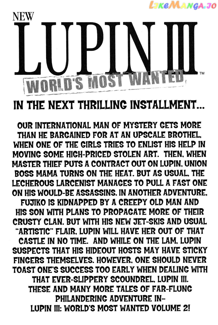 Lupin III: World’s Most Wanted chapter 9 - page 22