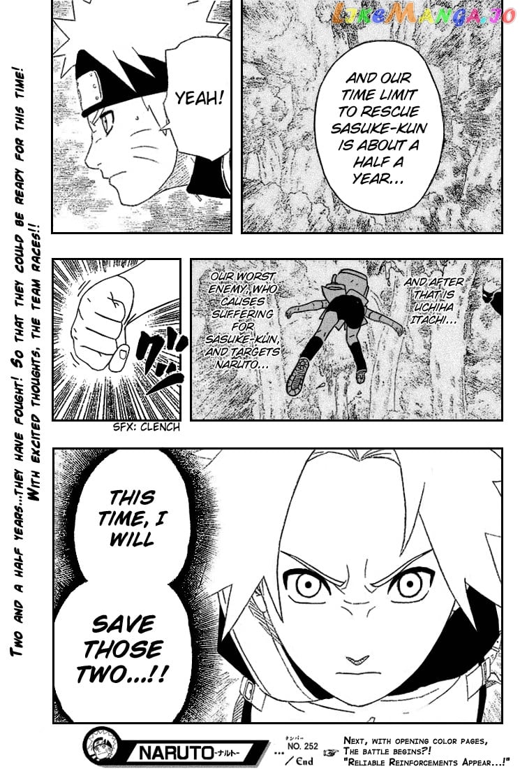 Naruto - Manga Chapter 252 - page 20