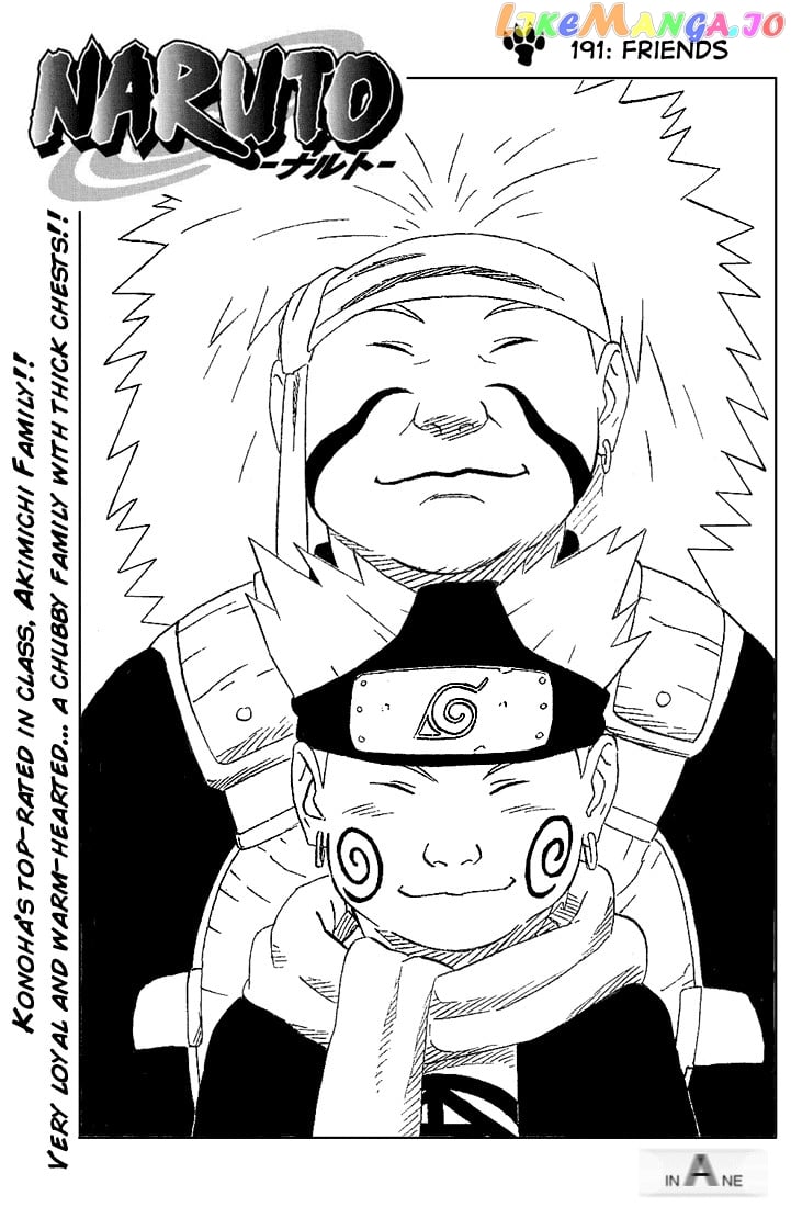 Naruto - Manga Chapter 191 - page 1