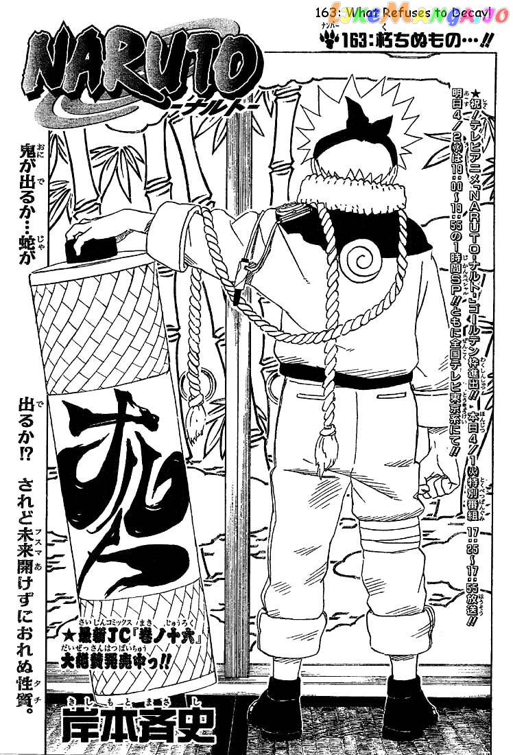 Naruto - Manga Chapter 163 - page 1