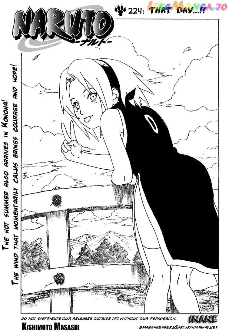 Naruto - Manga Chapter 224 - page 1