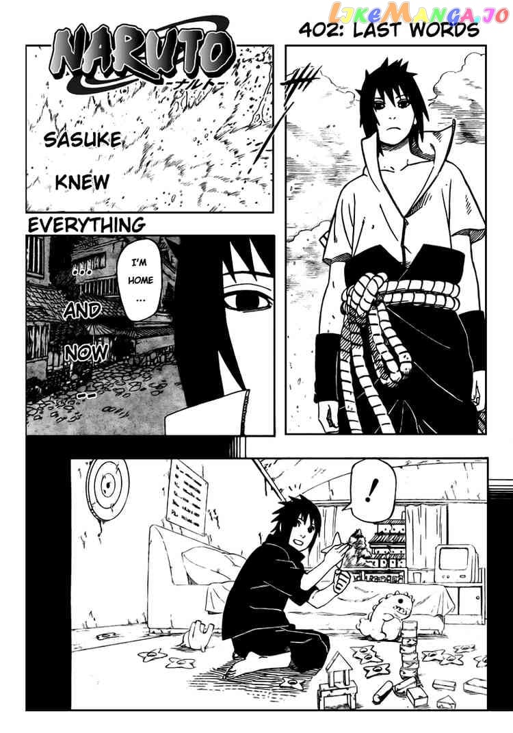 Naruto - Manga Chapter 402 - page 1