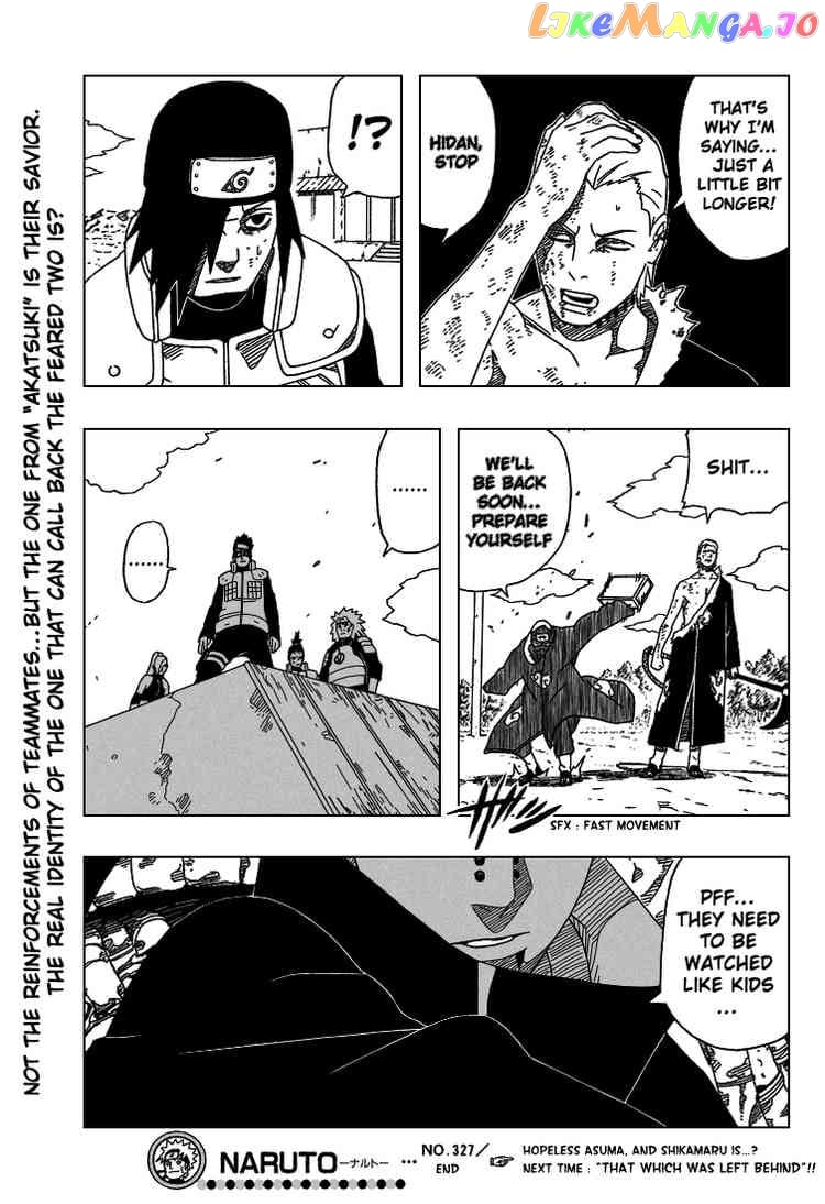 Naruto - Manga Chapter 327 - page 17