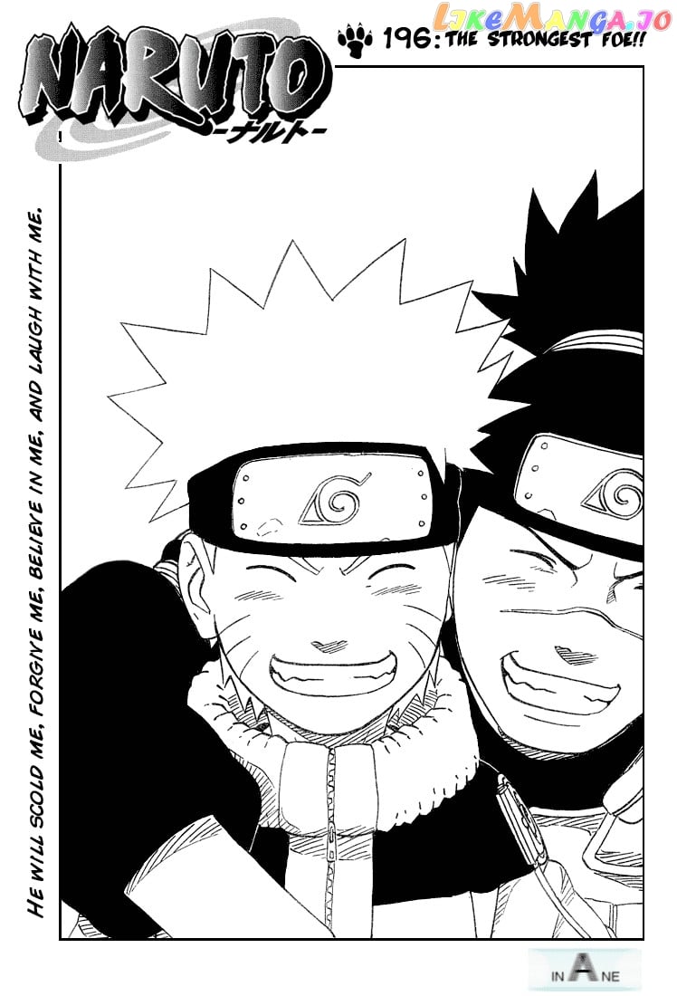 Naruto - Manga Chapter 196 - page 1