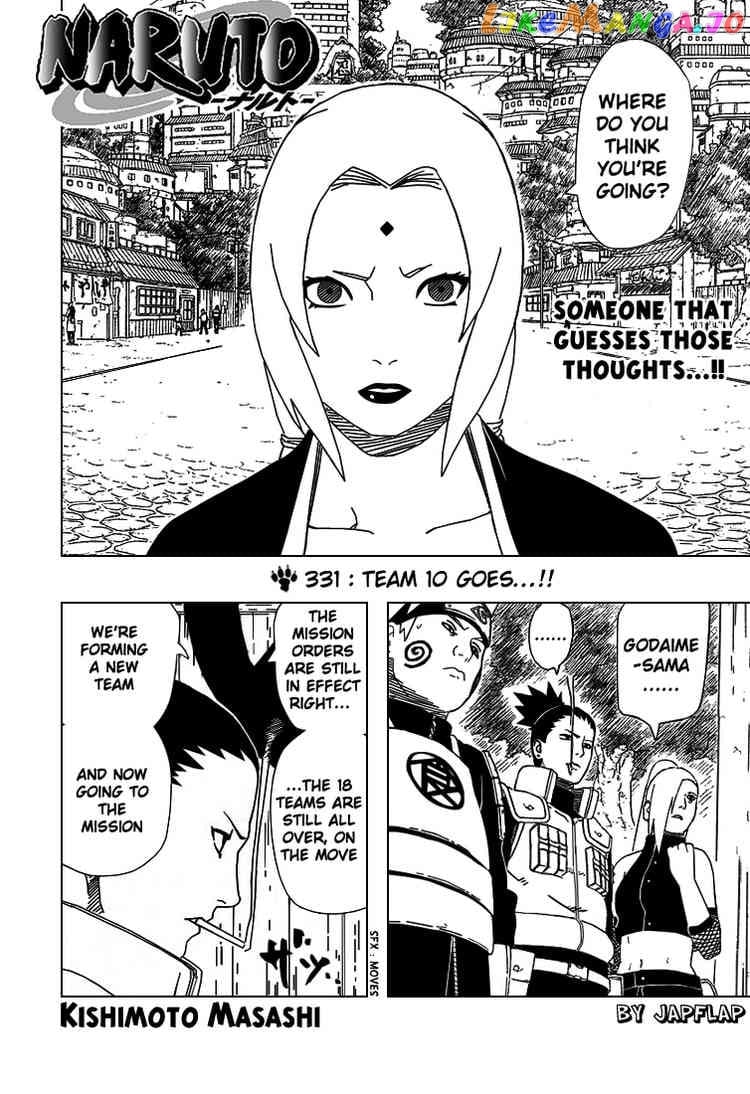 Naruto - Manga Chapter 331 - page 2