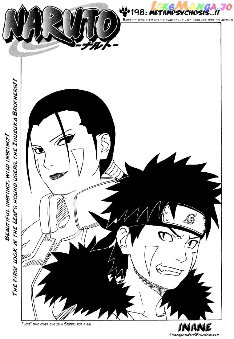 Naruto - Manga Chapter 198 - page 1