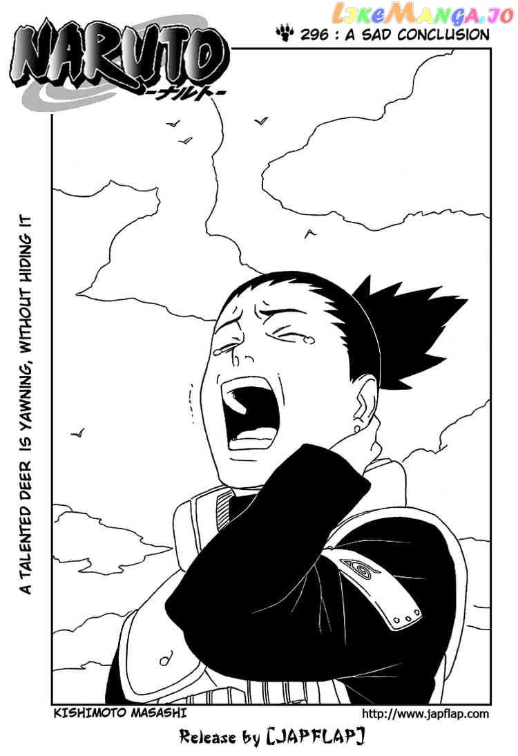 Naruto - Manga Chapter 296 - page 1