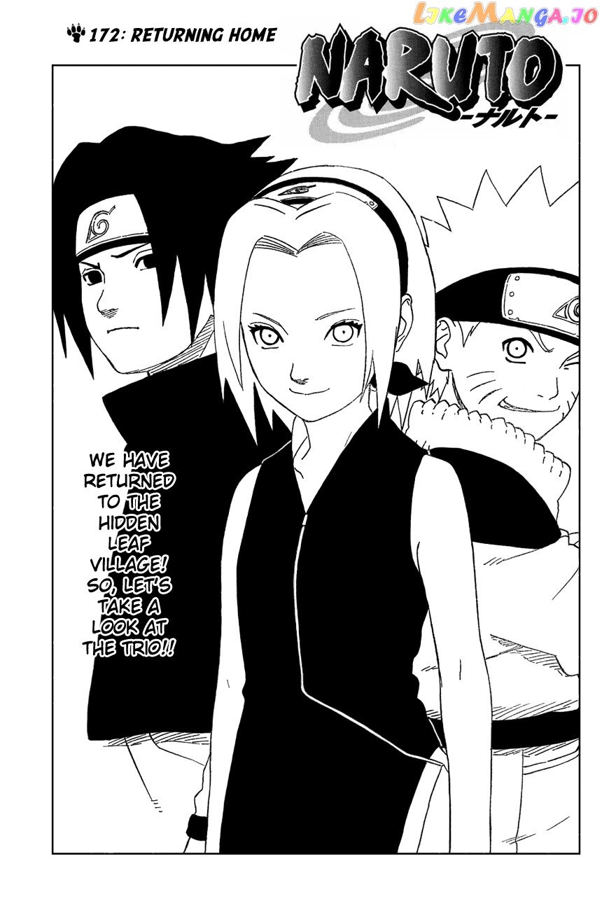 Naruto - Manga Chapter 172 - page 1