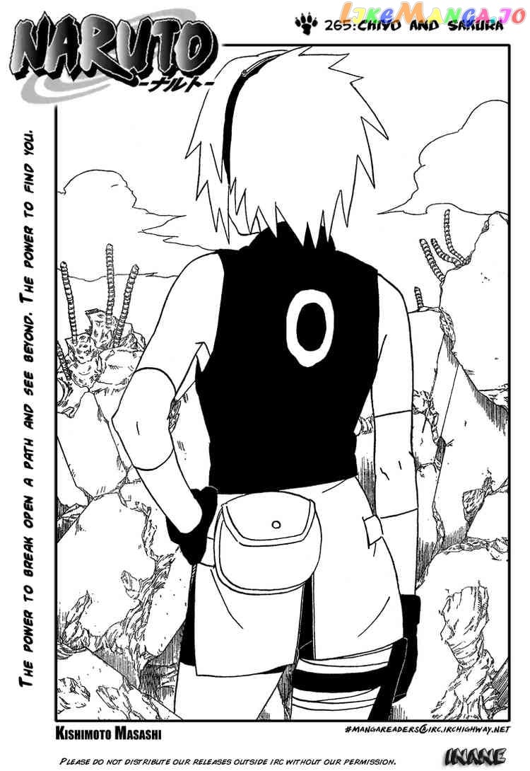 Naruto - Manga Chapter 265 - page 1