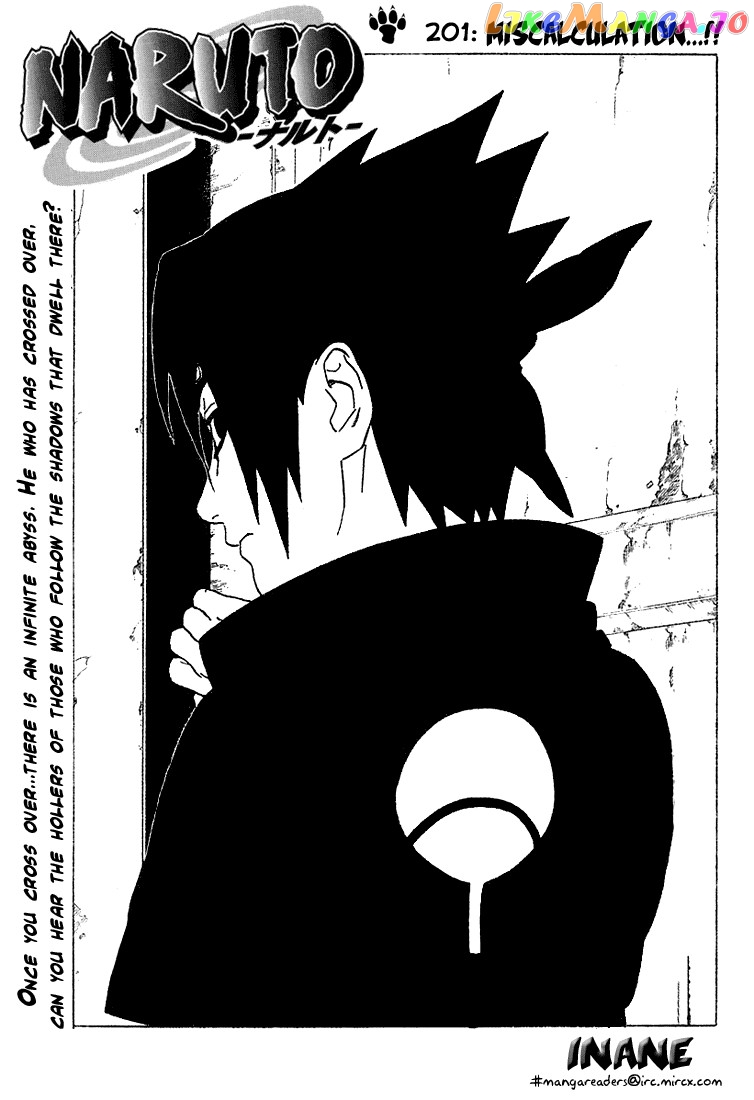 Naruto - Manga Chapter 201 - page 1