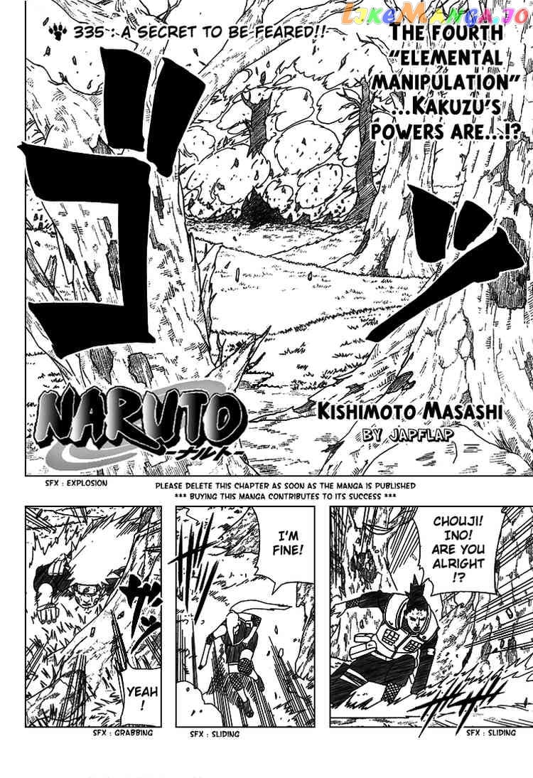 Naruto - Manga Chapter 335 - page 2