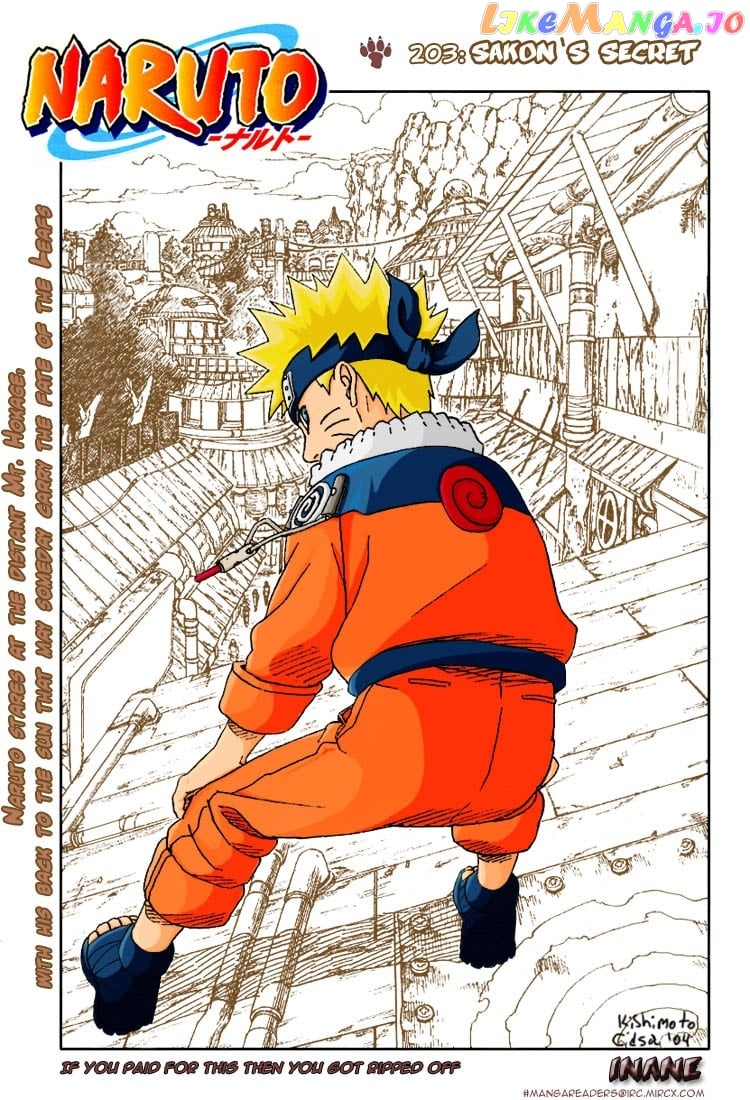 Naruto - Manga Chapter 203 - page 2