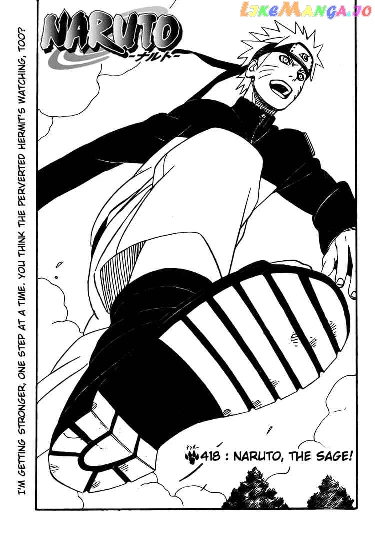 Naruto - Manga Chapter 418 - page 1