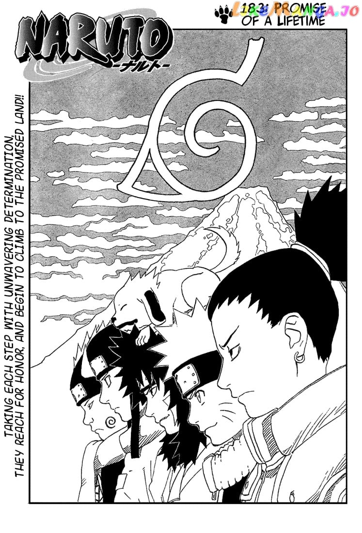 Naruto - Manga Chapter 183 - page 1