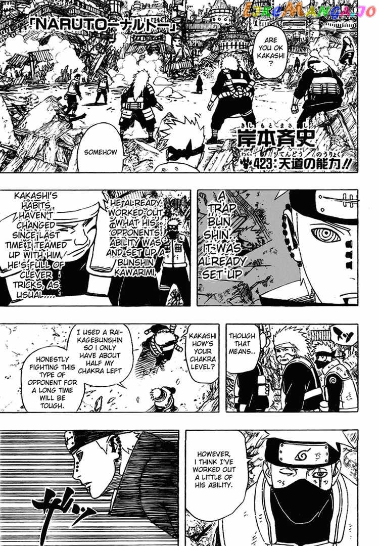 Naruto - Manga Chapter 423 - page 1