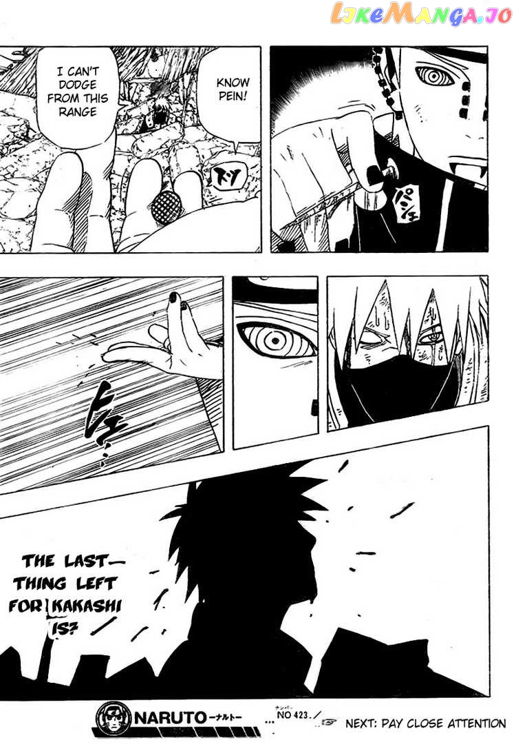 Naruto - Manga Chapter 423 - page 16