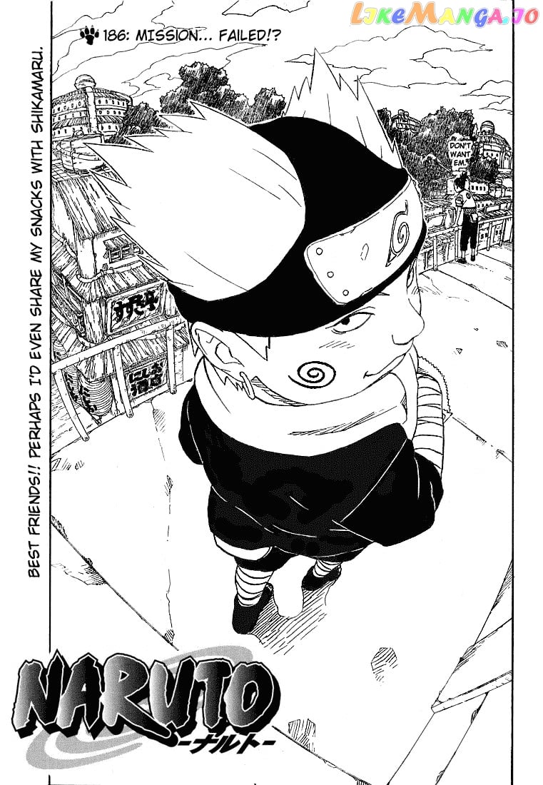 Naruto - Manga Chapter 186 - page 1