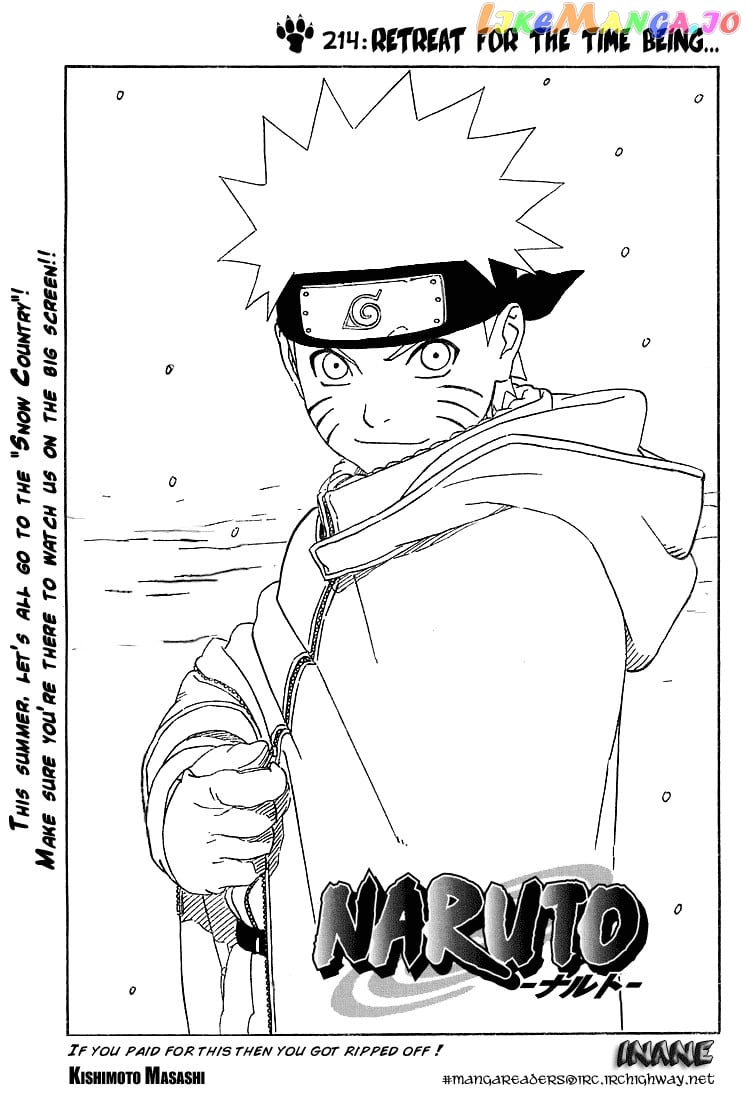 Naruto - Manga Chapter 214 - page 1