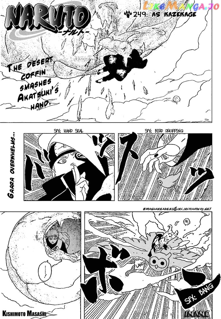 Naruto - Manga Chapter 249 - page 1