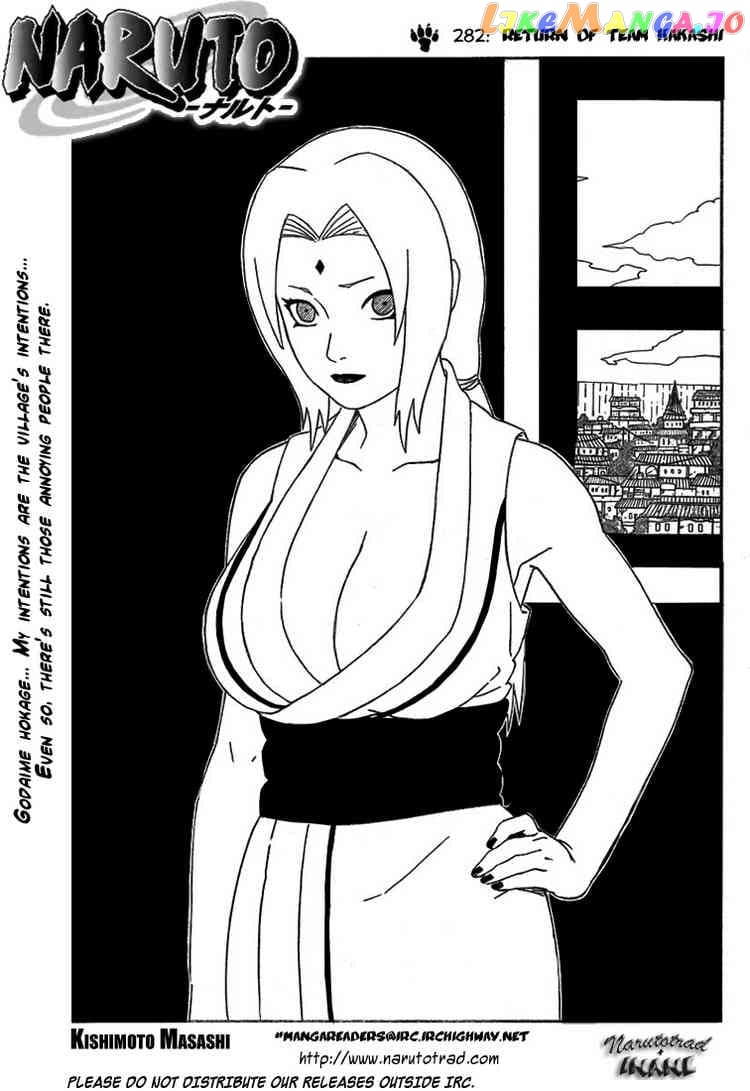 Naruto - Manga Chapter 282 - page 1