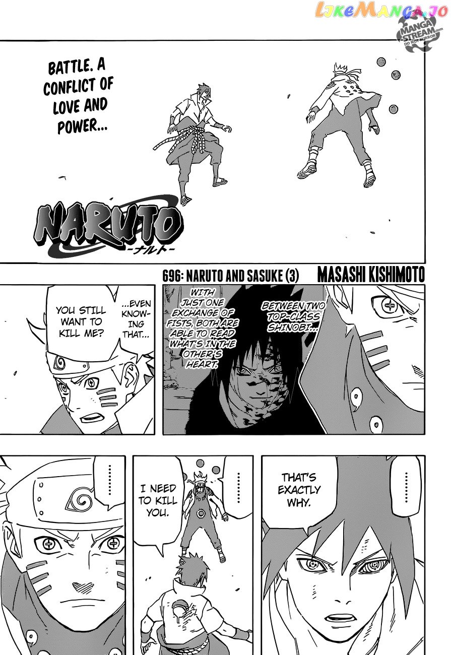 Naruto - Manga Chapter 696 - page 1