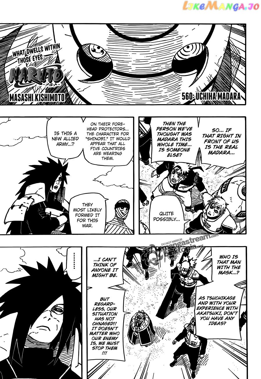 Naruto - Manga Chapter 560 - page 1