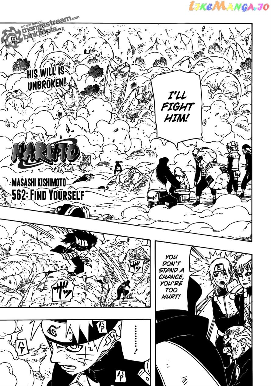 Naruto - Manga Chapter 562 - page 1