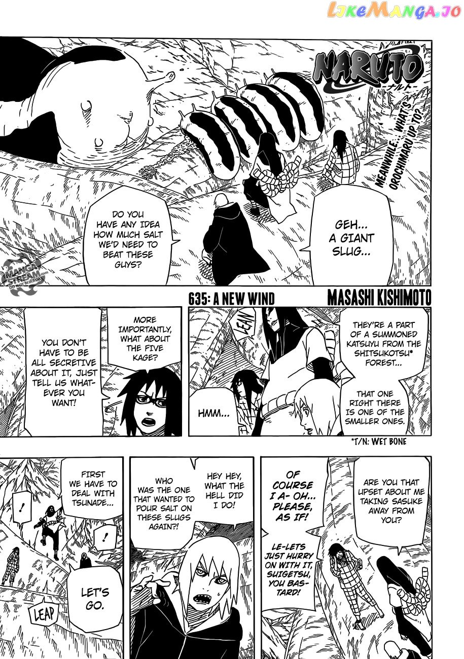 Naruto - Manga Chapter 635 - page 1