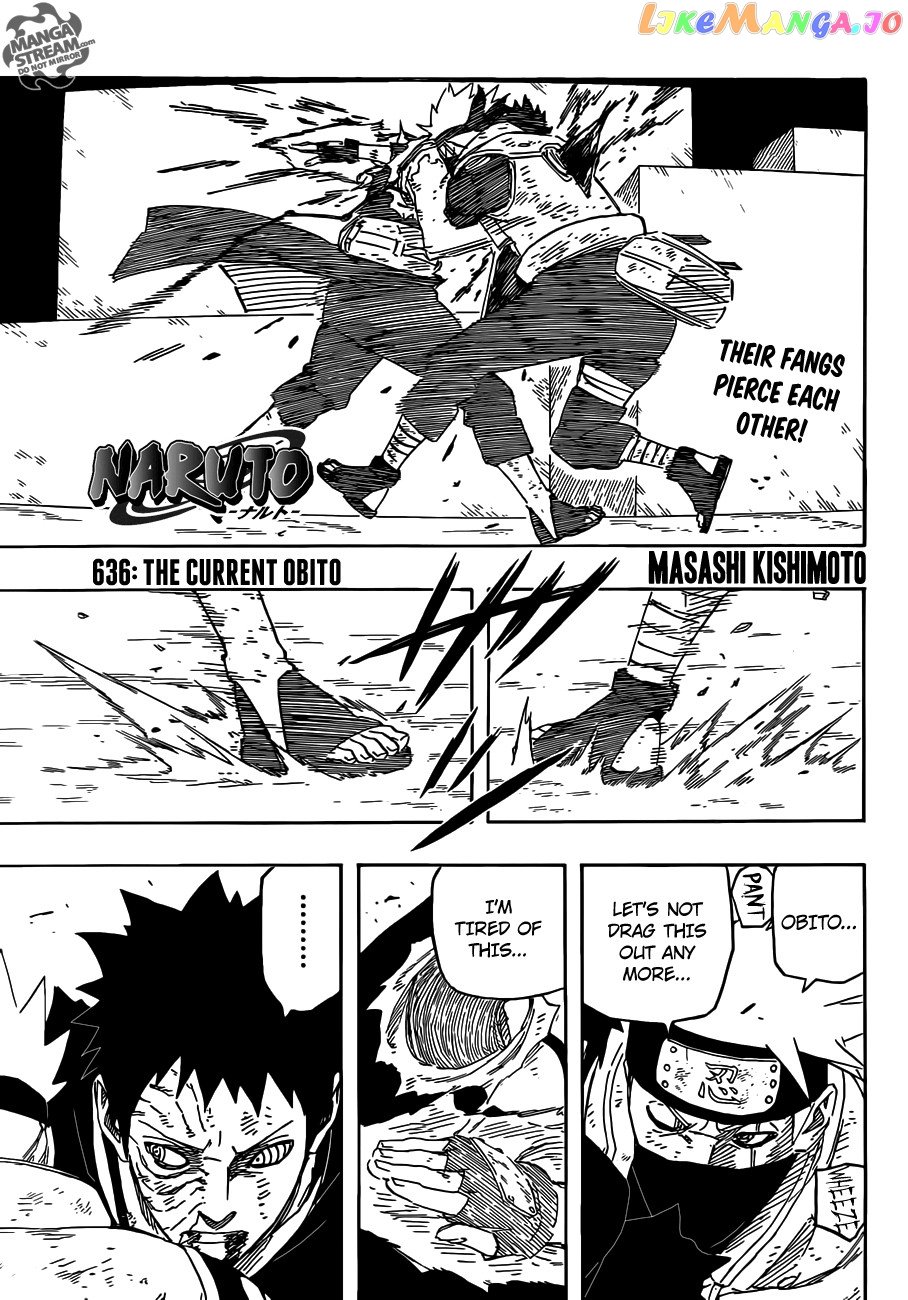 Naruto - Manga Chapter 636 - page 1