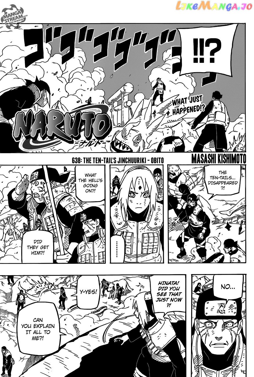 Naruto - Manga Chapter 638 - page 1