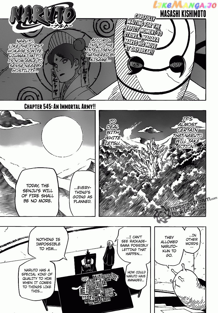 Naruto - Manga Chapter 545 - page 1