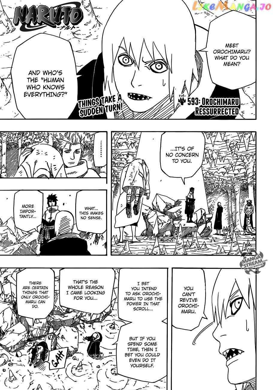 Naruto - Manga Chapter 593 - page 1