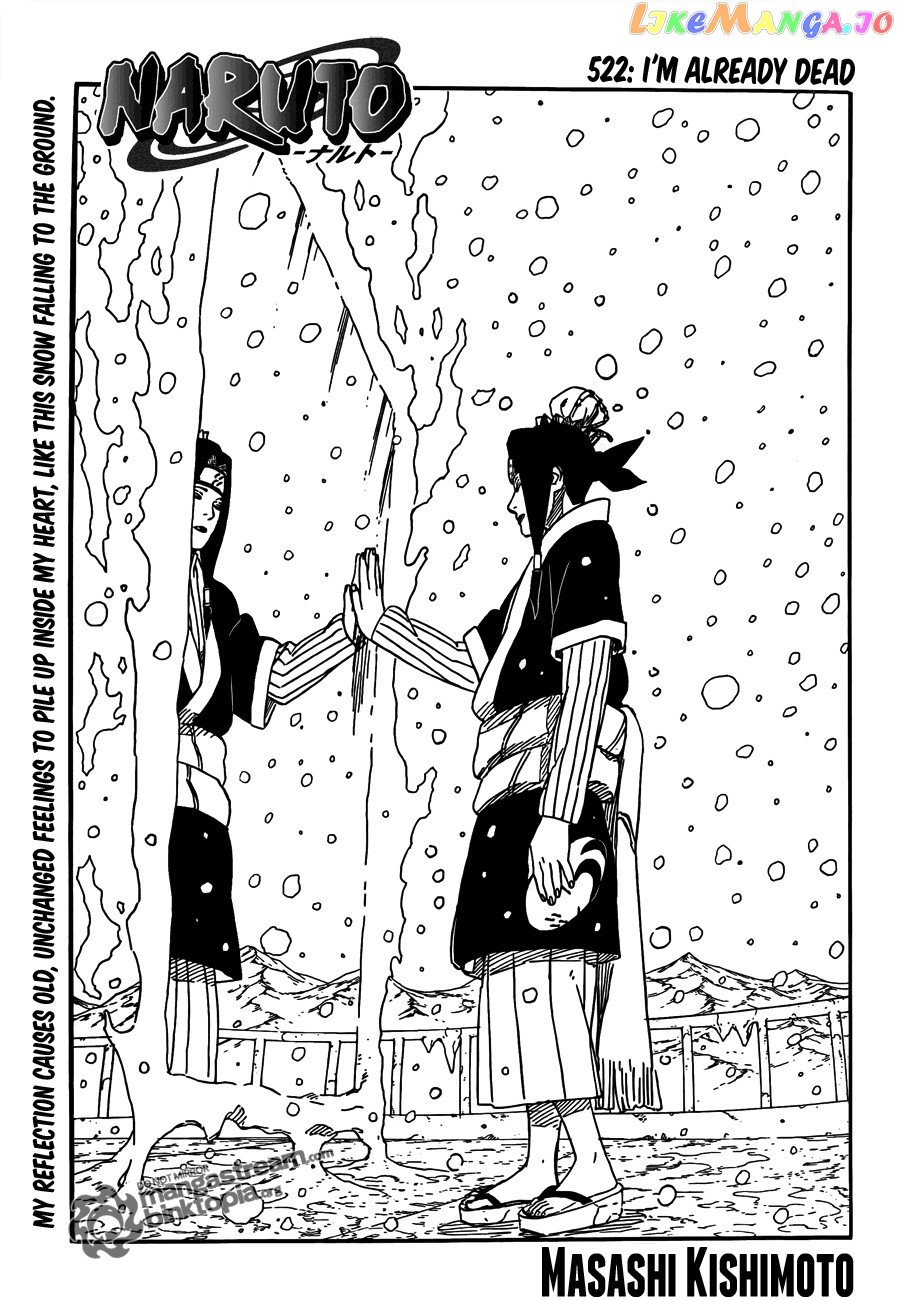 Naruto - Manga Chapter 522 - page 1