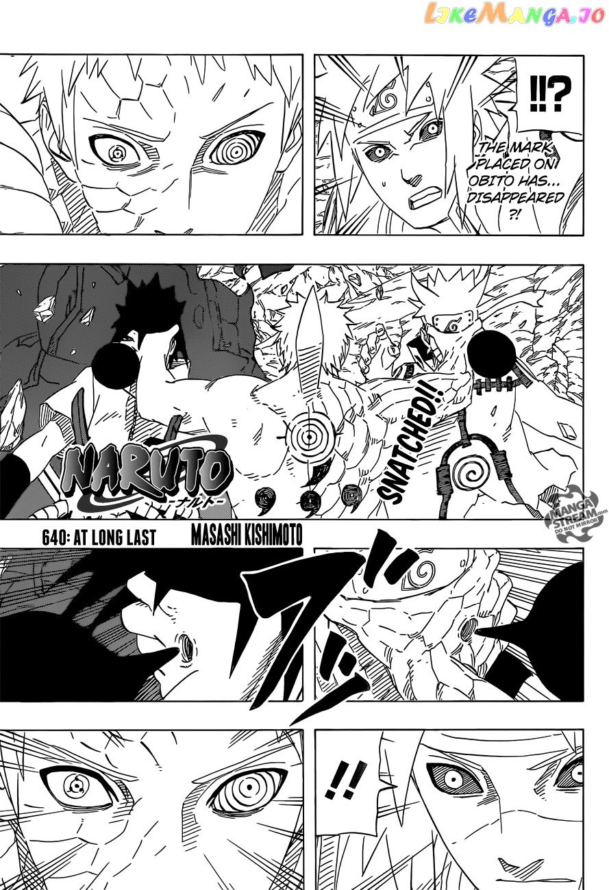 Naruto - Manga Chapter 640 - page 1