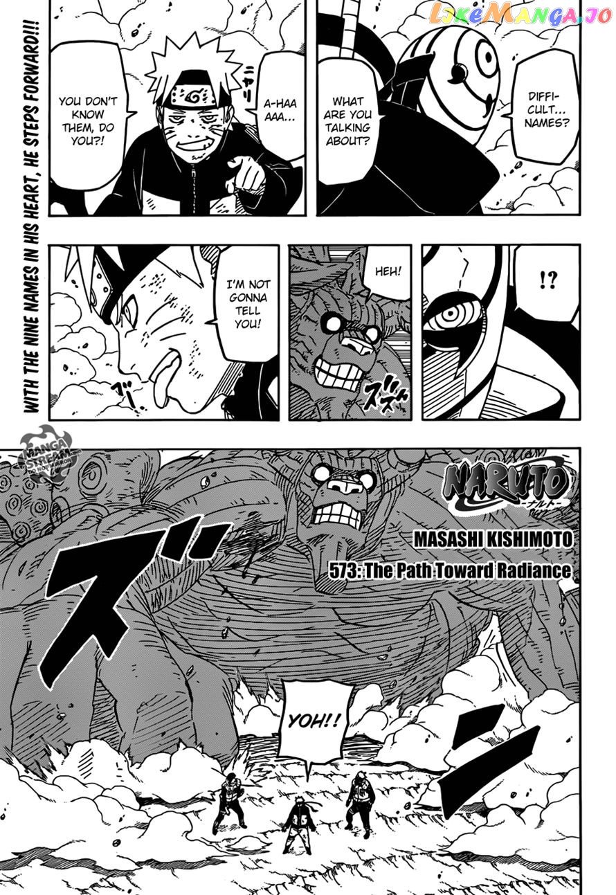 Naruto - Manga Chapter 573 - page 1