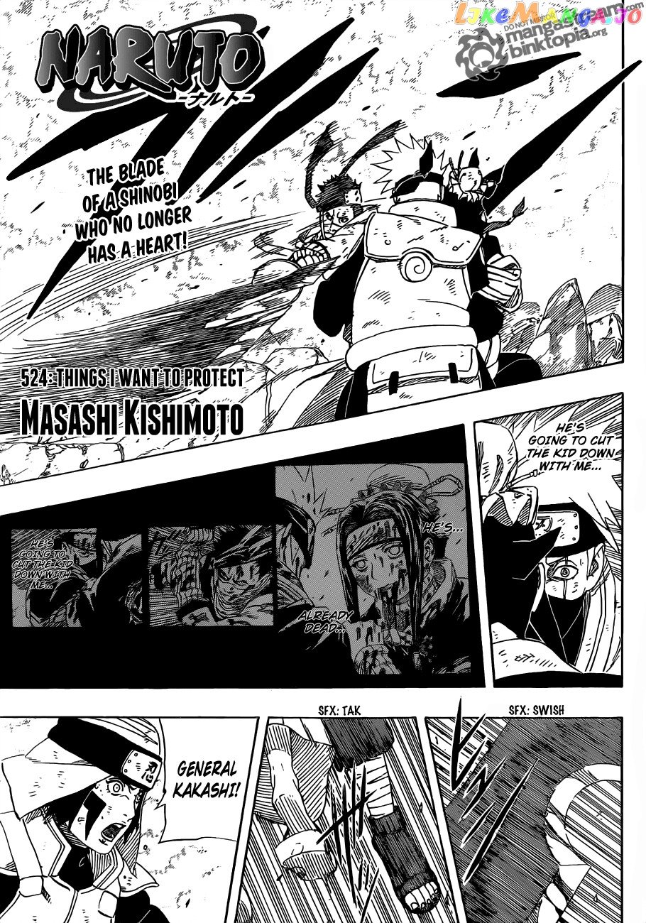 Naruto - Manga Chapter 524 - page 1