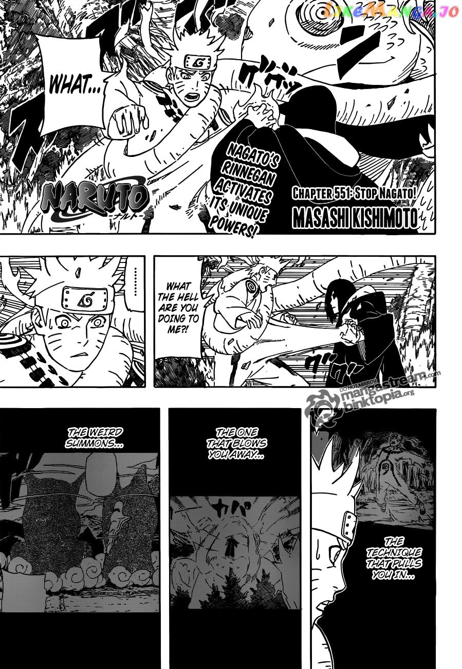 Naruto - Manga Chapter 551 - page 2