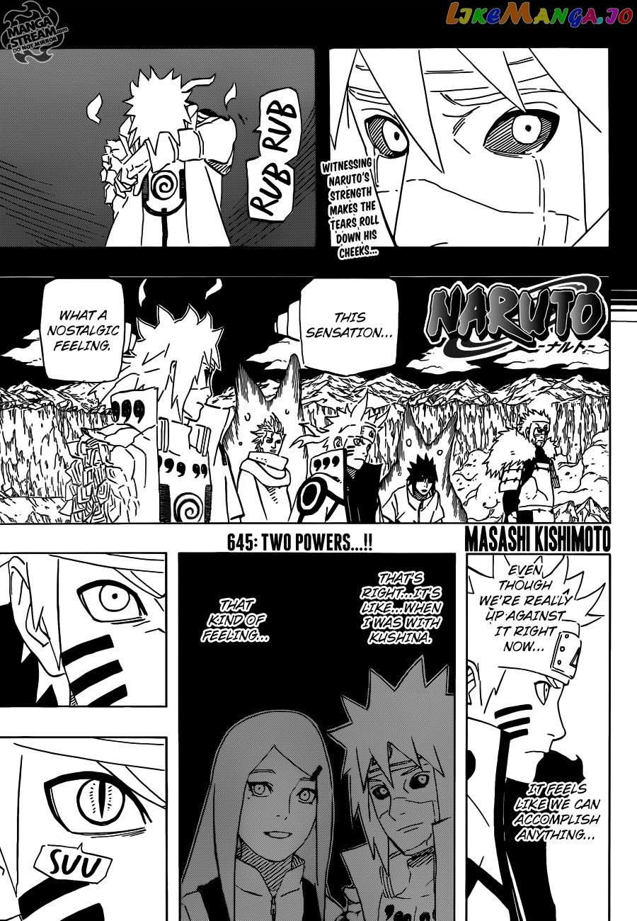 Naruto - Manga Chapter 645 - page 1