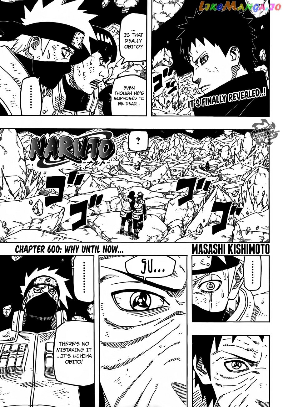 Naruto - Manga Chapter 600 - page 1