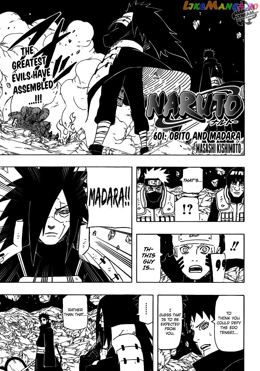 Naruto - Manga Chapter 601 - page 1