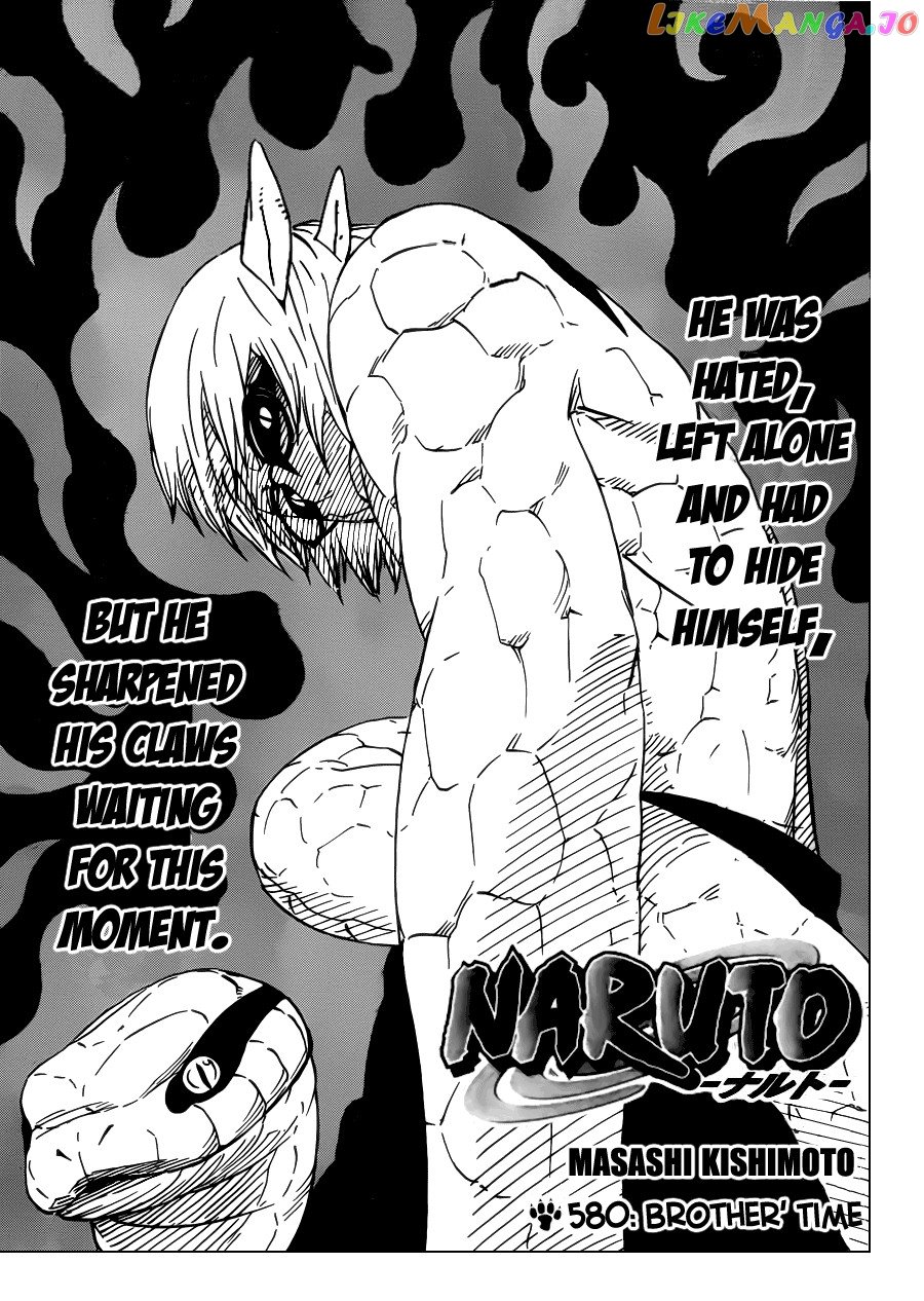 Naruto - Manga Chapter 580 - page 1