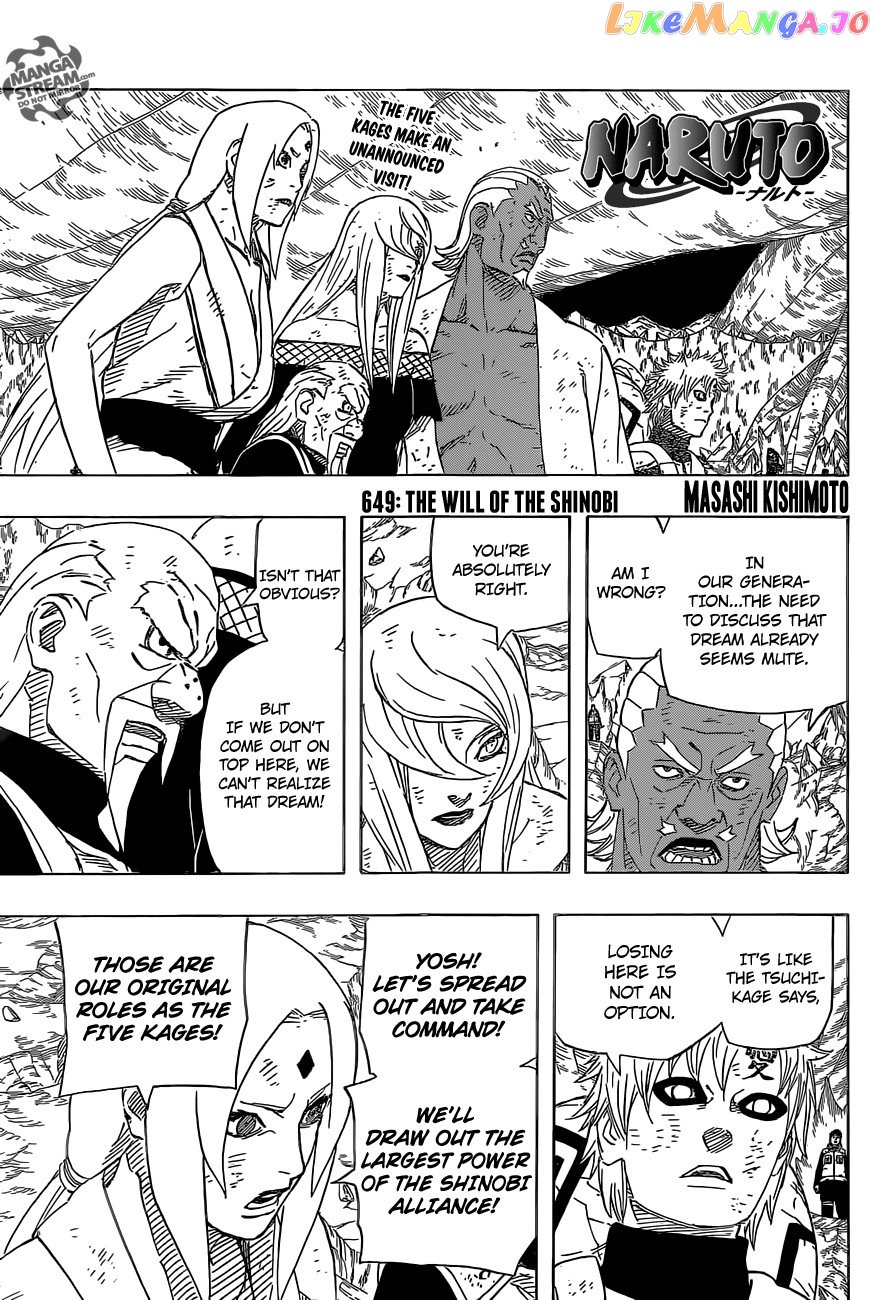 Naruto - Manga Chapter 649 - page 1