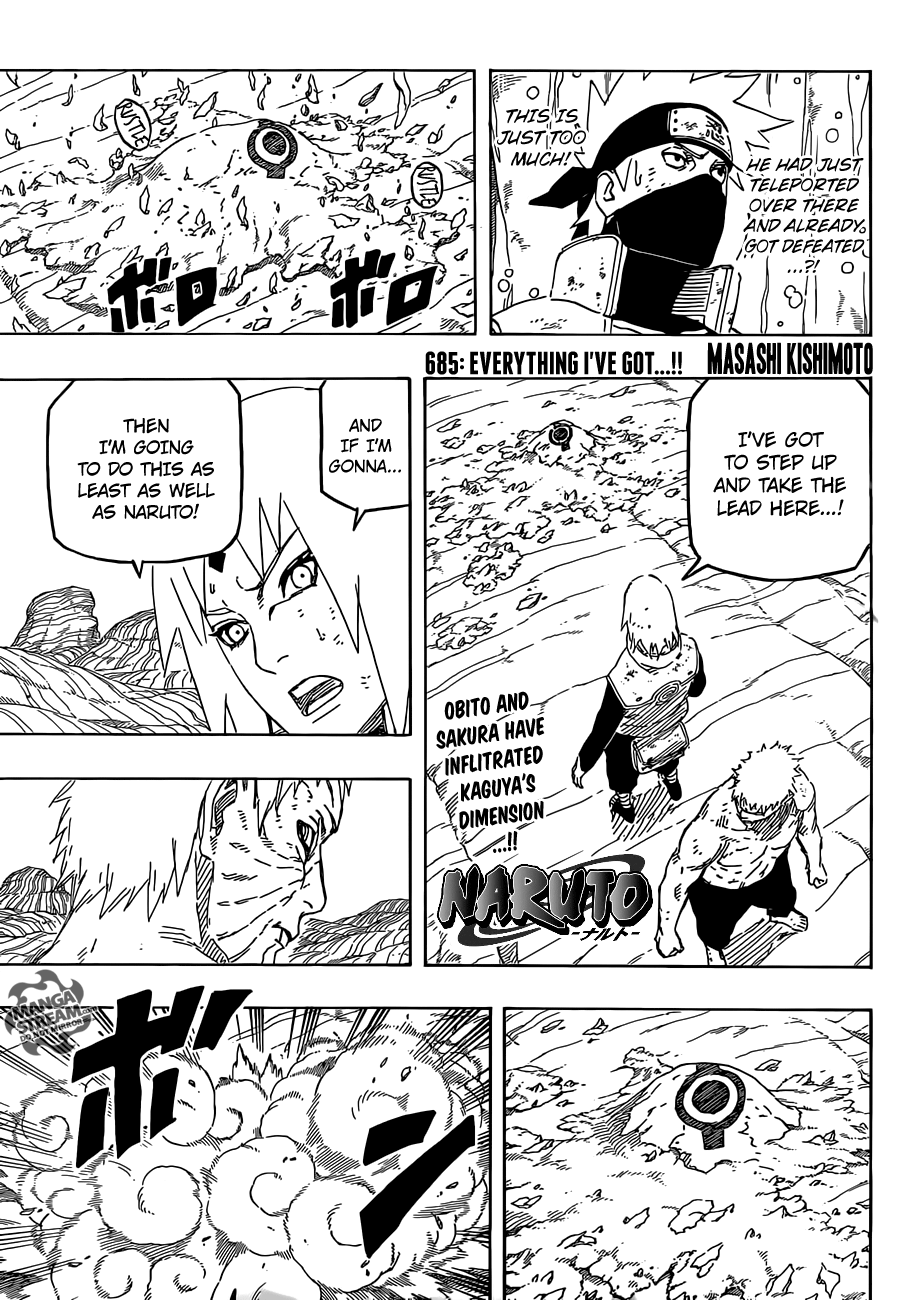 Naruto - Manga Chapter 685 - page 1