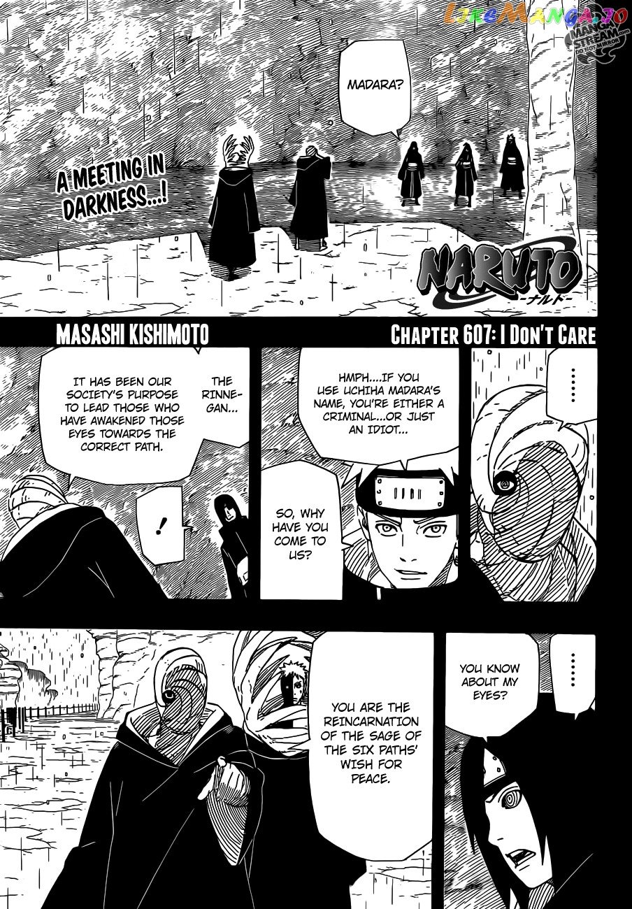 Naruto - Manga Chapter 607 - page 1