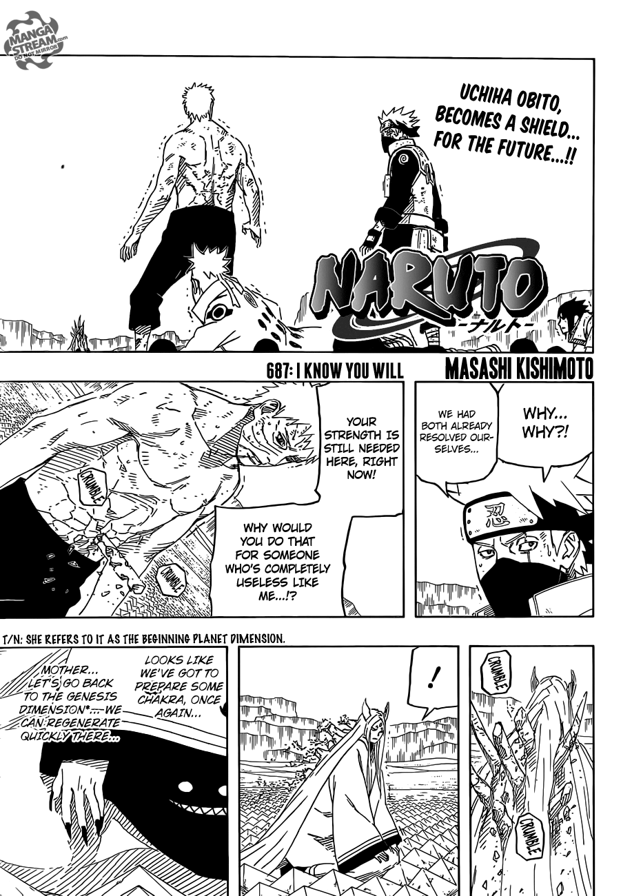 Naruto - Manga Chapter 687 - page 1