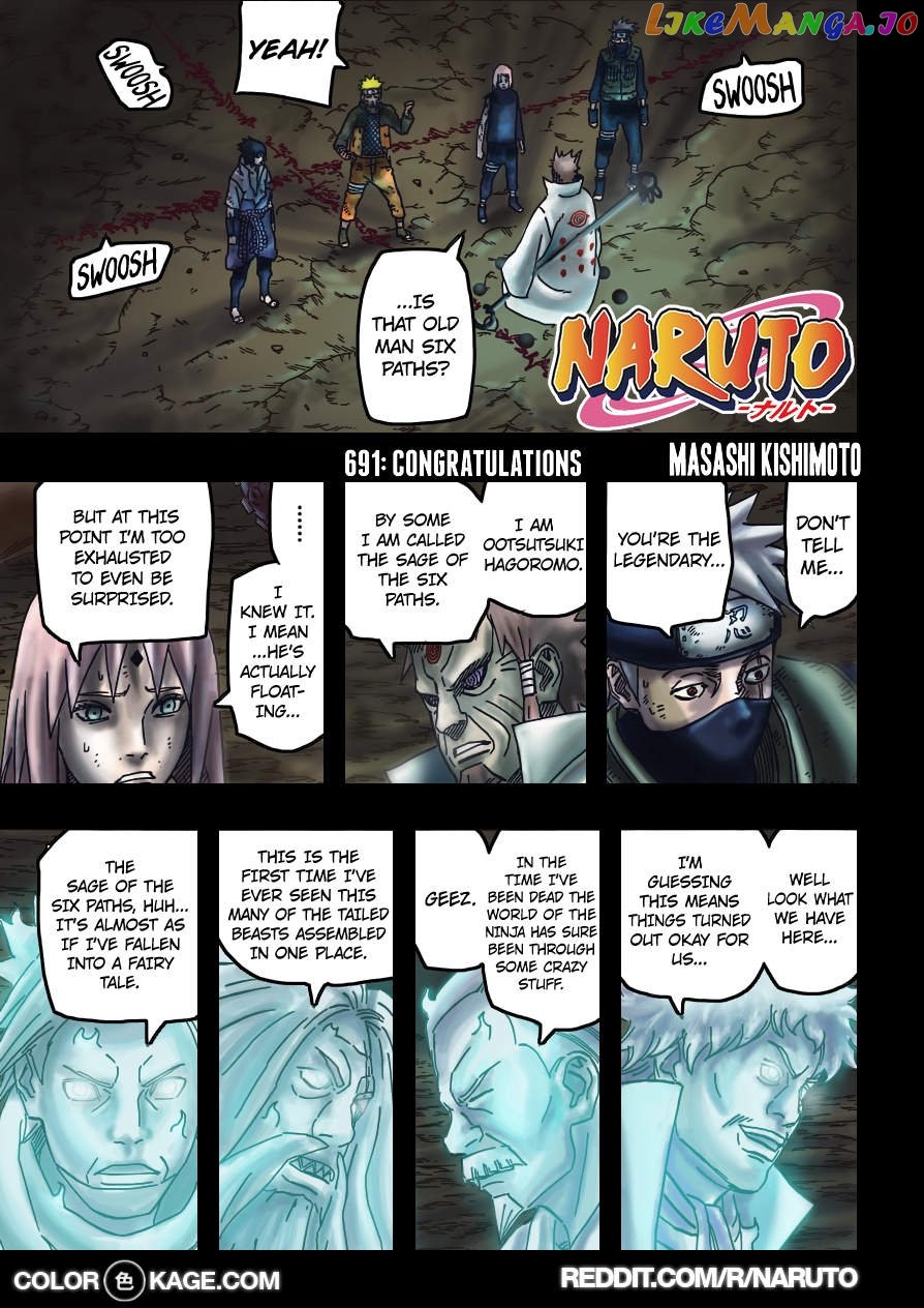 Naruto - Manga Chapter 691.5 - page 2