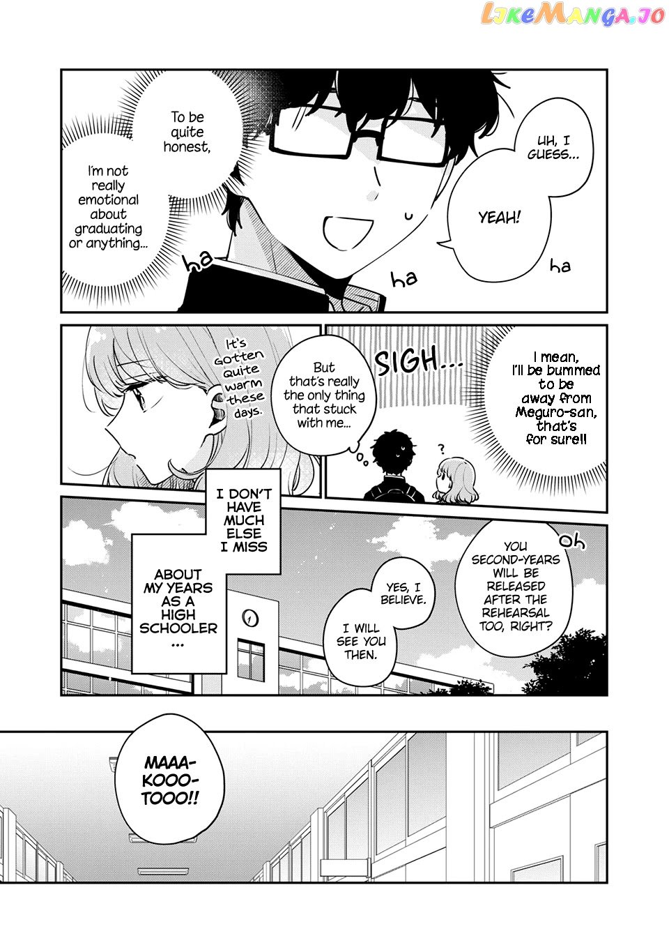 It's Not Meguro-san's First Time chapter 45 - page 4