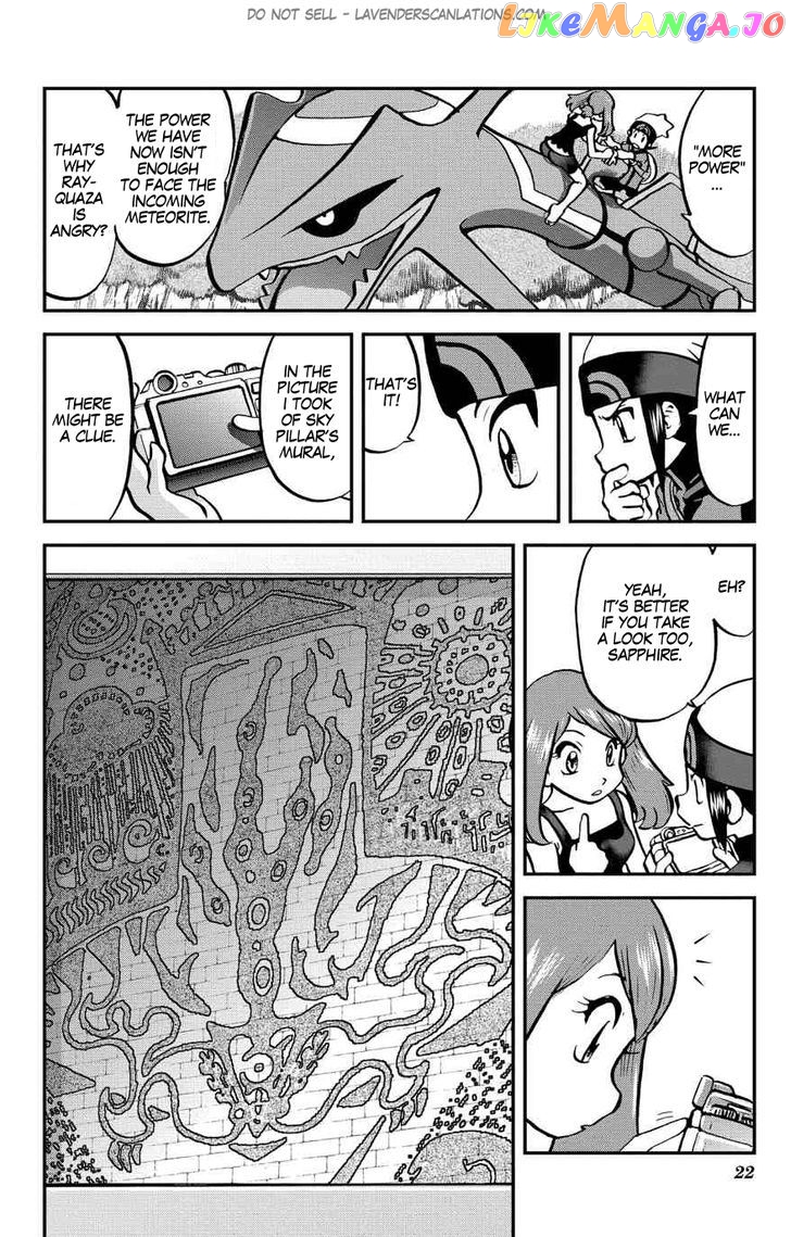 Pocket Monster Special Oras chapter 18 - page 22