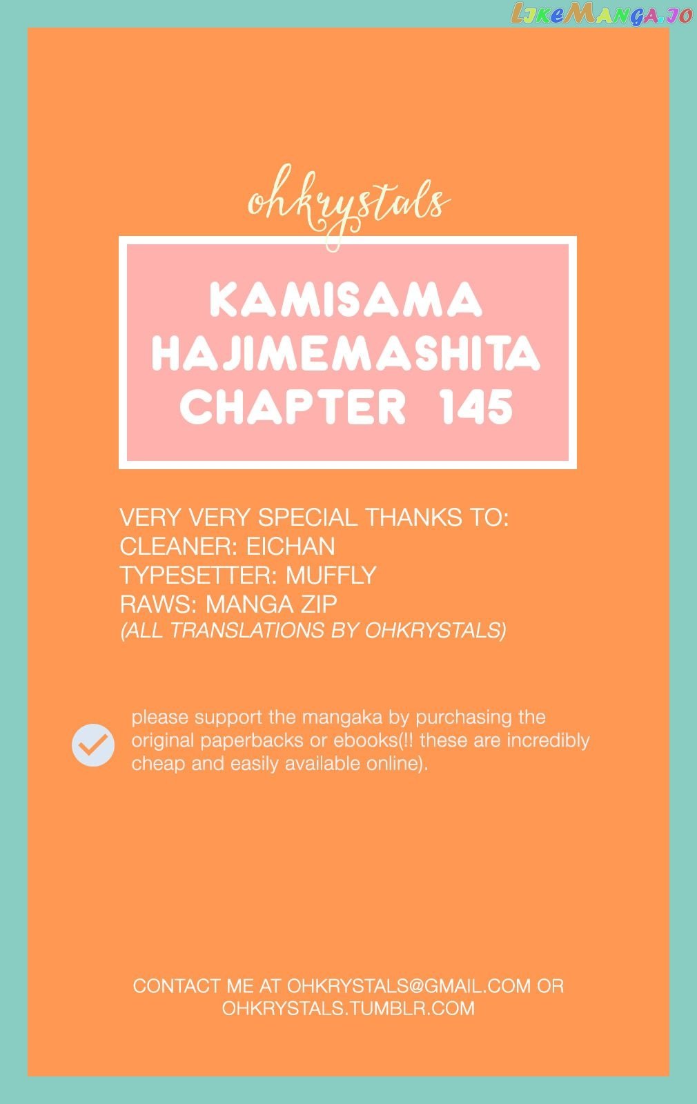 Kamisama Hajimemashita chapter 145 - page 1